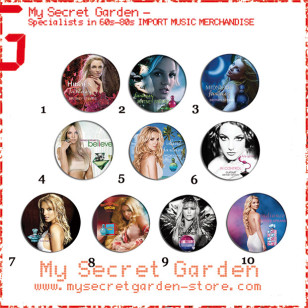Britney Spears - Circus, Blackout / Perfume Pinback Button Badge Set 1a or 1b ( or Hair Ties / 4.4 cm Badge / Magnet / Keychain Set )